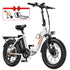 Vitilane U3 Full Suspension Foldable Fat Tire Bicicletta elettrica GARANZIA ITALIANA